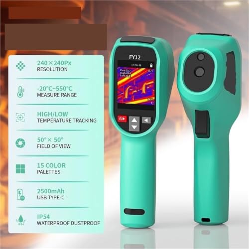 Thermal Camera Professional Thermal Imaging Camera, High Resolution Infrared from -20°C~550°C Handheld miniatura 2