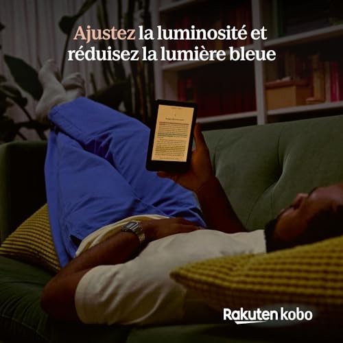 Kobo Clara Colour | Liseuse eBook Couleur | Écran Couleur E Ink Kaleido™ 3 sans Reflets de 6" | Option Mode Sombre | Étanche | Livres Audio | 16 Go de Stockage | Noir
