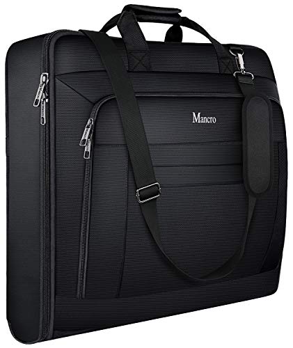 Garment Bags for Travel, Carry On Garment Bag for Business Trips with Shoulder