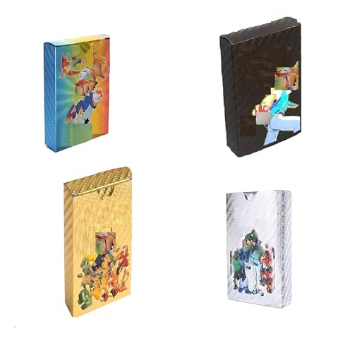 Playing Cards 100 PCS 25Pcs Golden,25Pcs Black,25Pcs Rainbow 25pcs Silver Colour Foil Card TCG Deck Box V Series Cards Vmax GX Rare Rainbow Colour Cards Rare(Black,Rainbow,Gold,Silver) Cards (B0D3YJ7JSX) Amazon Price History, Amazon Price Tracker