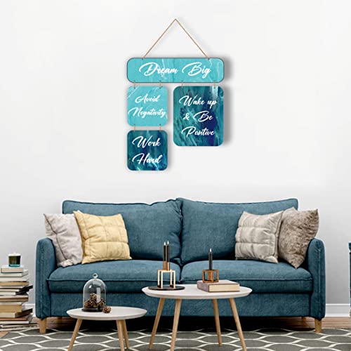 Image of Zesta Motivational Wooden Wall Hanging Decorative Items /Hanging Home Wall Decor Items /MDF Decoration Items /Cute Wall Art For Living Room /Home Decor Items Living Room