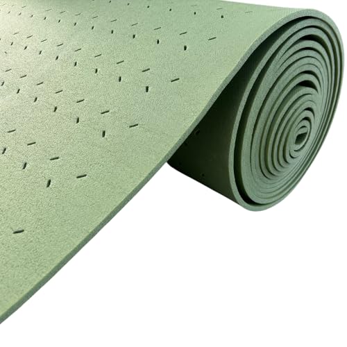 Artificial Grass Underlayment - 1metre x 5metre Roll - 10mm Thickness - Hole Drainage System - Excellent Underfoot Comfort - Shock-pad Underlay - Ideal for Decking or Concrete