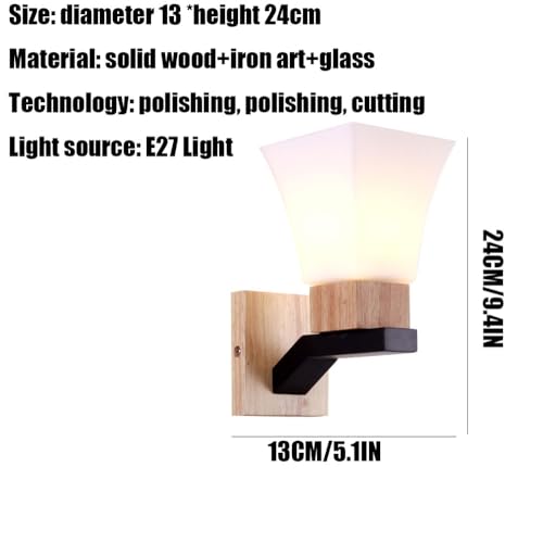 Apliques de pared LED con pantalla de cristal moderno para dormitorio 3
