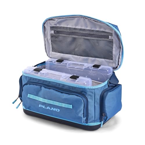 Plano Weekend 3700 Tackle Bag, Cutting-Edge Fishing Tackle Bag, Molded Waterproof Base, Spacious Storage, Die Cut Tool Sleeves, Daisy Chain Attachment Points by Plano - Image 2