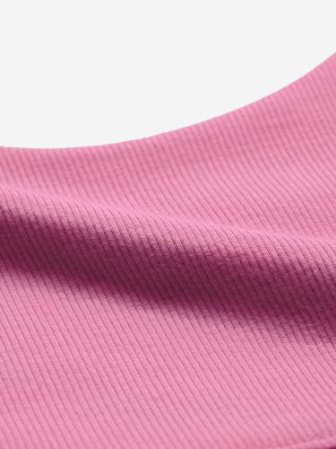 Image of The Souled Store Solids: Flamingo Pink Women and Girls Pull On Cotton Blend Bralette Top