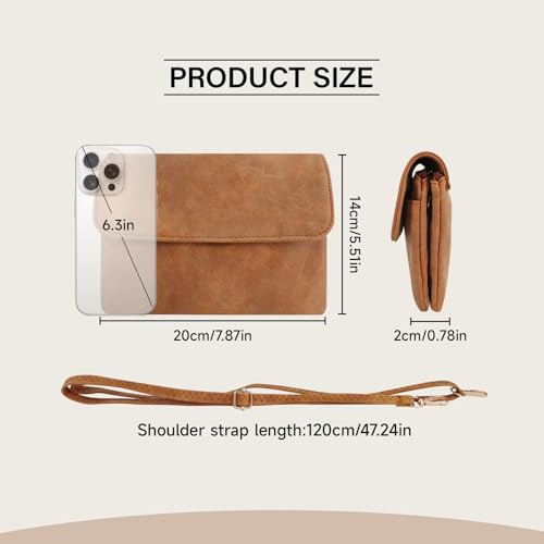 Image of Crossbody Purse, PU Leather Women's Crossbody Handbags Small Crossbody Bags for Women and Girls, Crossbody Handbag