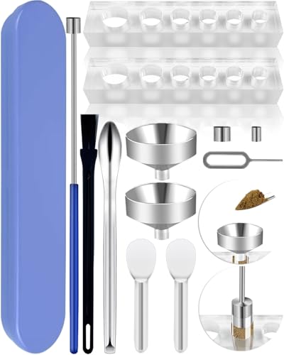 LELELUK Filling Tool Kit - Home & Lab Supplies with Micro Funnels & Lab Scoops - Complete Set with...