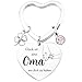 Tecreo Oma Geschenk Gl&uuml;ck ist eine Oma wie dich zu haben Schl&uuml;sselanh&auml;nger Best Oma Ever Schmuck Muttertag Geschenk Geburtstag Geschenk von Enkelin an Oma