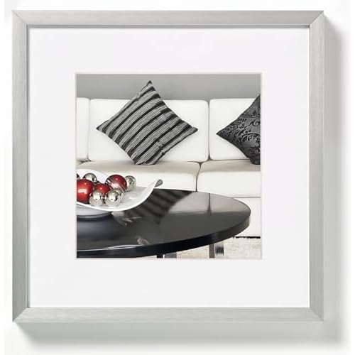 walther design AJ220S Aluminium-Bilderrahmen Chair, 20x20 cm, silber