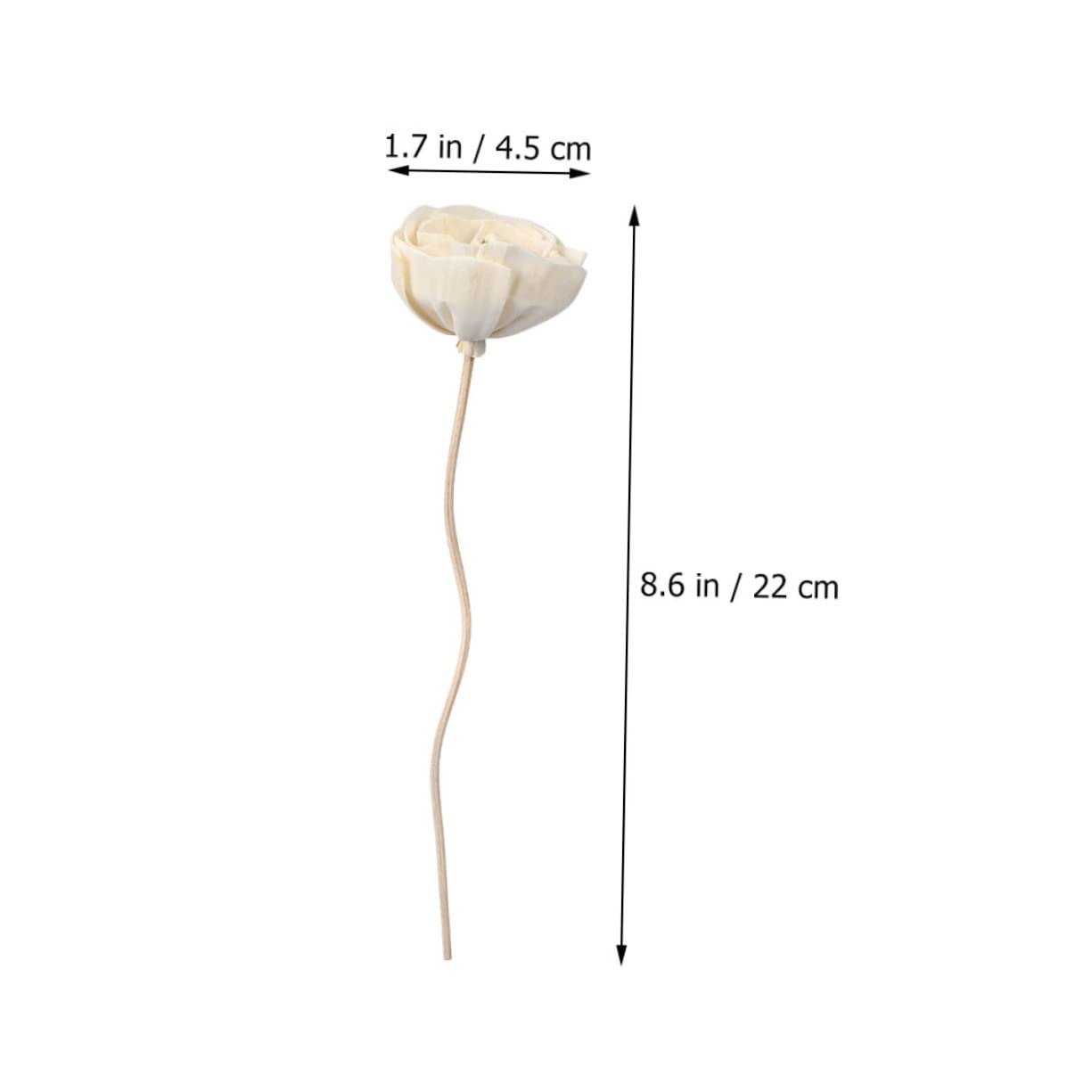 SOLUSTRE 4Pcs Aroma Diffuser Sticks Replaceable Flower Aromatherapy Wood Sticks for Essential Oil Diffusers for Home Decor and Enhance Atmosphere and