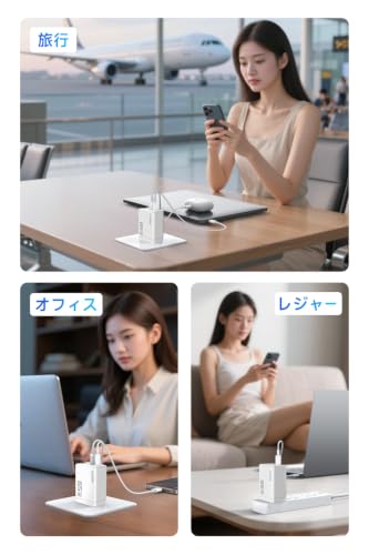 Jacess 65W 4ポート PD急速充電器