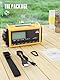 Notfallradio | 12000mAh Powerbank | Kurbelradio |Solar Radio mit Weltempfänger | AM/FM/SW, SOS, USB-C/Kopfhörer | IPX4 Regensicher, Taschenlampe & Leselampe | für Camping, Outdoor | Gelb
