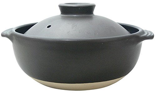 Amazon｜萬古焼 IH・直火対応 セラミック加工 軽量土鍋 9号(3-4人用