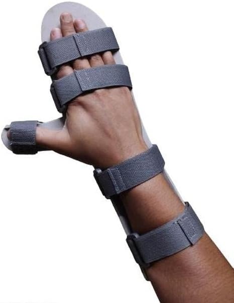 Static Cockup Splint Static Support Splint, Aluminium Hand Support Palm, Elbow Support (For Kids Small Right Hand)