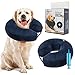 SCENEREAL Inflatable Recovery Collar for Dogs & Cats - Surgery Dog Collars E-Collar for Preventing Pets from Biting Licking Wound, L