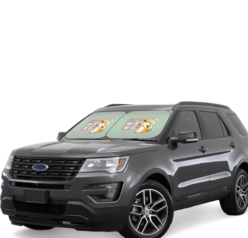 あらいぐまラスカル (8) 車用サンシェード サンバイザー 日よけ 紫外線対策 カーサンシェード 四季兼用 車用品 折畳み 便利 遮光 断熱 吸盤4個付