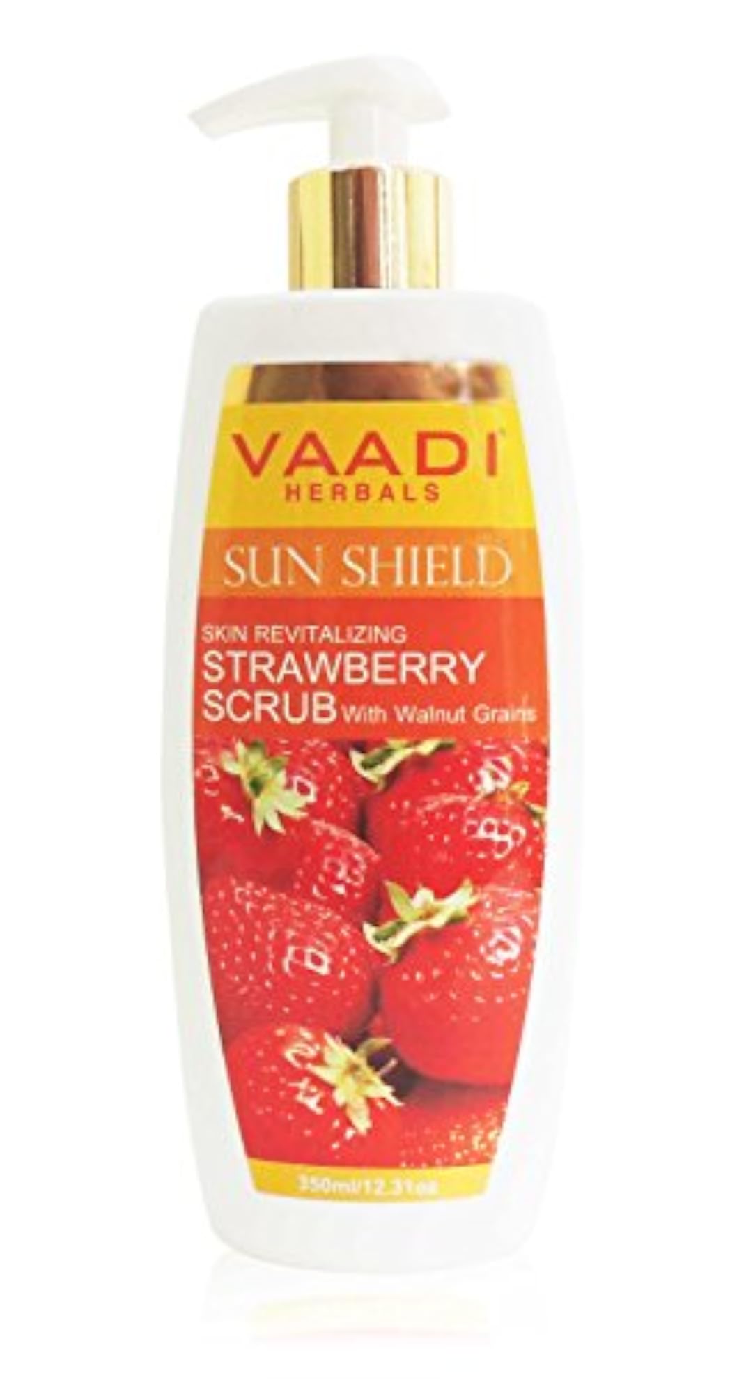 Strawberry Scrub Lotion with Walnut Grains, 350g