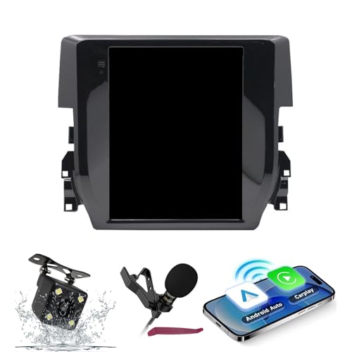 Radio voiture Android 14 pour Honda Civic 2015-2020 avec écran tactile 9.7 pouces M400s