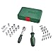 Produktbild Bosch Ratschen / ¼"Steckschlüsselsatz-Set, 34-teilig (hochwertiger und vielseitiger Steckschlüsselsatz für zahlreiche Heimwerkeraufgaben; ergonomischer Griff mit Softgrip; magnetische Bit-Aufnahme)