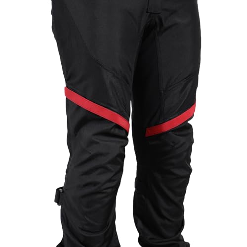 Image of Royal Enfield Tripper Riding Trouser | Changeable Straps| Certification: CE certified to CLASS A standards | Ergo Protech CE level 2 Armours at Knee XY CE level 2 at Hip | Blue Black Lime Red 38
