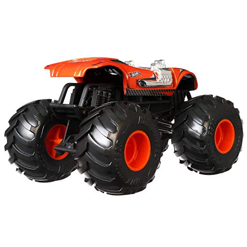 Hot Wheels- Monster Trucks Twin Mill, coche de juguete +3 años (Mattel GJG70)