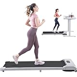 Merax Under Desk Treadmill, Walking Pad for Home/Office, Portable Walking Treadmill 2.5HP, Walking Jogging Machine with 265 lbs Weight Capacity Remote Control LED Display