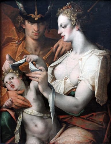 Poster Image Déco D'Art Murale Vénus et Cupidon en impression haute définition