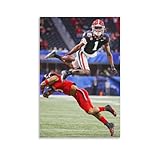 MIFALN George Pickens Poster American Football Wall Art Poster Canvas Print Home Decoration Painting #1106; Unframe; 12x18inch(30x45cm)