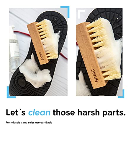 T&C Deluxe Cleaning Kit - Sneaker Cleaner - Eco Friendly Foam Premium Cleaner, 2 Types Of Brushes And Microfiber Towel - Clean All Materials - 5.06 Oz - Clean Up To 50 Pairs #TOP6