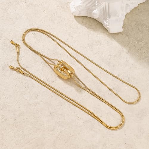 Cowboy Necklace Cowgirl Jewelry for Women Western Accessories Gold Cowgirl Accessories Country Bolo Tie Necklace Western Jewelry4