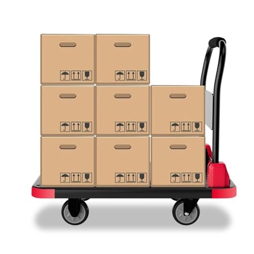 Carretilla plegable multiusos con ruedas silenciosas miniatura 4