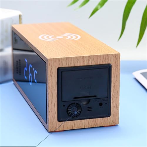 Reloj electrónico de audio para sustitución de alarmas móviles con carga Qi 4