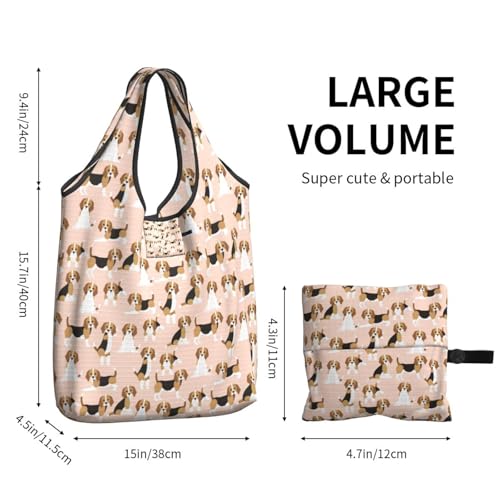 Sac fourre-tout pliable VOSERY Beagle pour simplifier vos courses au supermarché