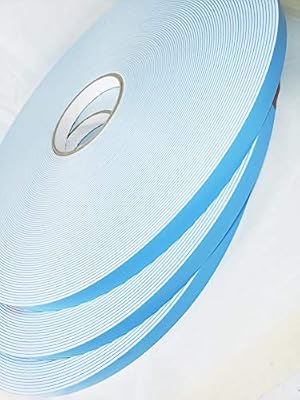 Double Coated Window Glazing Tape, DC-PEF06P Width 1/16” x Thick 1/2" x 150’ White
