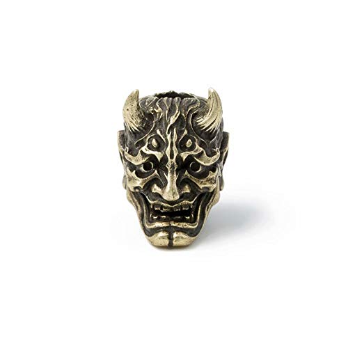 Sum-elyn Originality DIY EDC Personality copper hanging ornament keychain keyring unisex adult Fashion Creative Pendants(0.870.71inch))