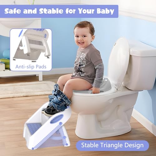 Tabouret 2 marches pour bébé : escabeau enfant pliable - 4
