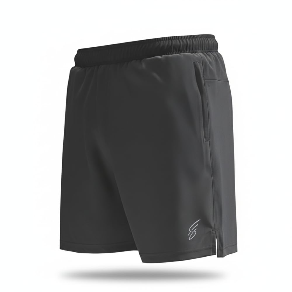 SWEATHEADS 7 Inch Prime Workout Shorts for Men | Quick Dry Technology | Light Weight & Stretchable Lycra Fabric | Ideal for Intense Movement Workouts