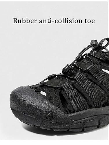 Mens Hiking Sandals Closed Toe Athletic Sport Sandals Leather Athletic Lightweight Casual Water Shoes2