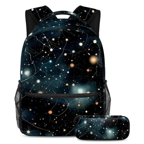 Cartable de voyage tendance pour fille et garçon motif galaxie