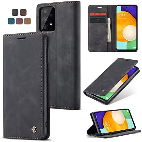 Cracedily Handyhülle für Samsung Galaxy A53 5G Hülle, Klapphülle Premium Lederhülle Klappbar Flip Case Tasche Magnet Kartenfach Standfunktion Klapphülle Schutzhülle für Samsung A53