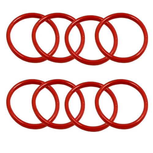 Joints toriques en silicone rouge pour réparer les fuites de machine à café et électroménager