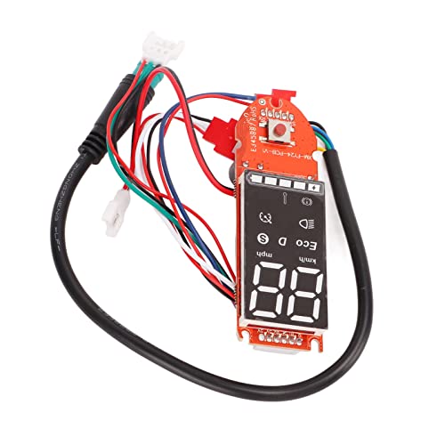 RiToEasysports Electric Scooter Dashboard, Metal Scooter Circuit Board Replacement for Outdoor Riding Electric Car Scooter