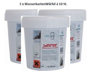 Preisvergleich Produktbild 3 x Sanit Diana WasserkastenWürfel á 10 St