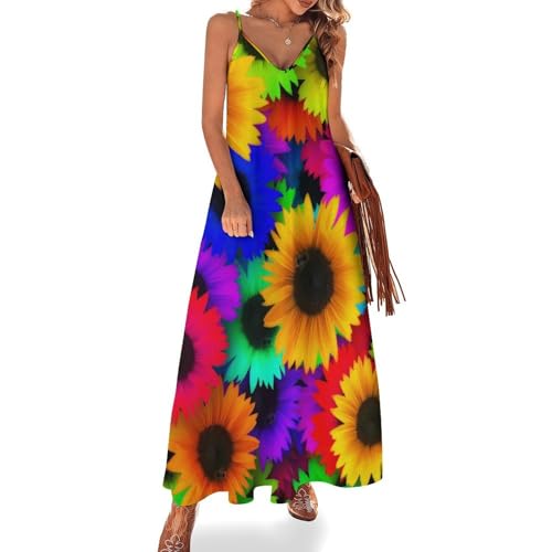 Robe maxi de plage fleurie pour vos voyages et vacances d'été
