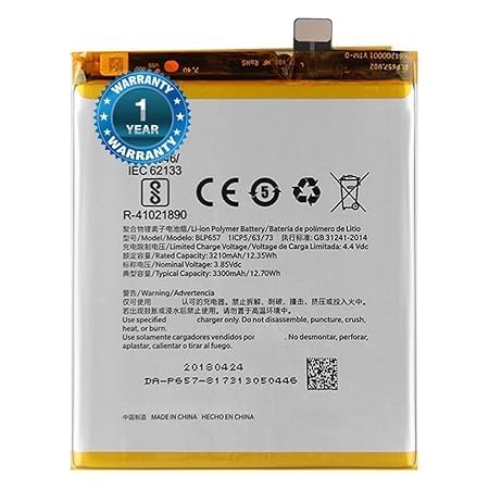 Image of THE BATTERY STORE Original BLP657 Battery for OnePlus 6-3300mAh Battery with 1 Year warrenty**** (for BLP-657)