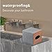 Leather Tissue Box Cover Square,Upgrade 99% Compatible Large Size,Modern Tissue Box Holder for Napkin Facial Paper,Dryer Sheet Dispenser Organizer for Bathroom Vanity Countertop,Night Stand