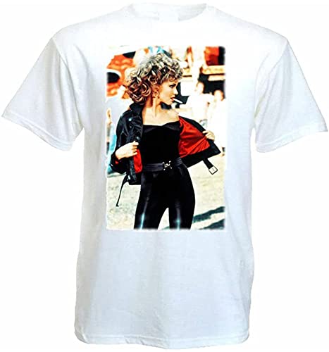 Photo de KAISUO Olivia Newton-John v1 T-Shirt White Poster All White White M