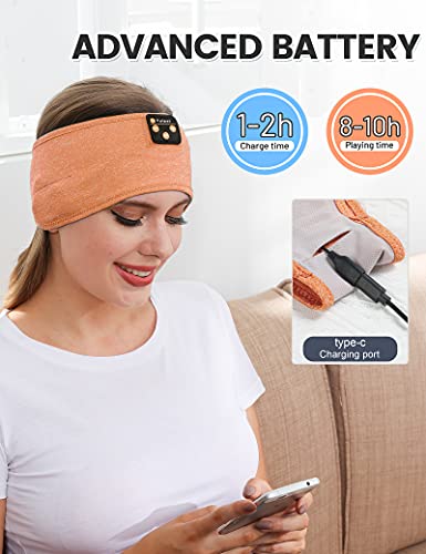 Image of Perytong Sleep Headphones, Bluetooth Sleeping Headband Headphones for Side Sleepers