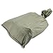 SEUNMUK 60 Pack 20 x 30 Inch Gray Woven Sand Bags, Empty Woven Plastic Sand Bags, Heavy Duty Flood Protection Sand Bags with 20 M Ties for Flood Control, Storage
