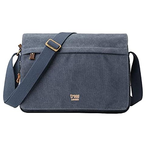 Troop London TRP0241 Classic Canvas Messenger Bag Cover